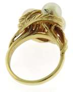 Fantastic 6.75mm Pearl & Diamond Accent Ring