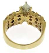 Dazzling Marquise Center w Bar Channel Diamond Band