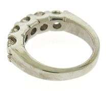 Impressive 1.34ctw RBC Diamond White Gold Band
