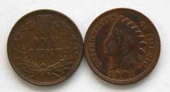 11 XF or Better Indian Head  Cents