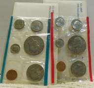 2 each 1978 Mint Uncirculated Sets, w/ P & D Ike Dols.