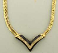 Vintage Gold Plated Custom Jewerly Necklace