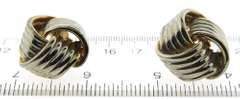 Vintage Silver Tone Clip Earrings