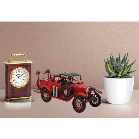 1926 SO Prairie Fire Truck Tinplate Metal Classic Model Car