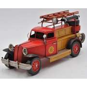 1931 Ford Model A Fire Chief Pickup Red Fire Truck Model Car