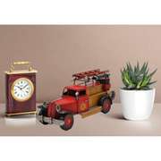 1931 Ford Model A Fire Chief Pickup Red Fire Truck Model Car