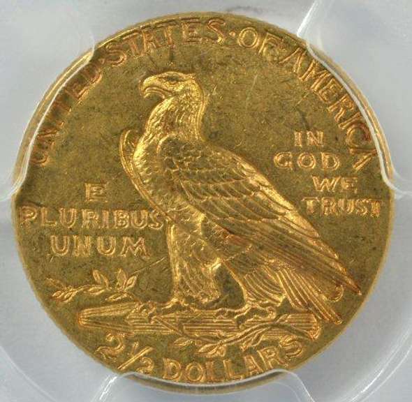 Desirable BU 1913 US $2.50 Indian Gold Piece. PCGS MS61