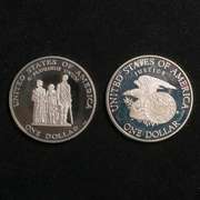 1998 Crispus Attucks & RFK Proof Silver Dollars
