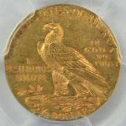 Very Choice BU 1927 $2.50 Indian Gold Piece. PCGS MS62
