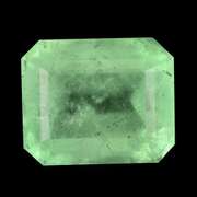 Vivid green 3.45ct transparent Colombian Emerald
