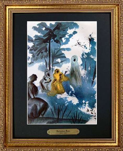 Vintage Salvador Dali From 'Jerusalem Bible'