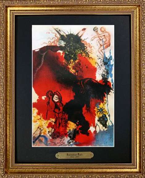 Vintage Salvador Dali From 'Jerusalem Bible'
