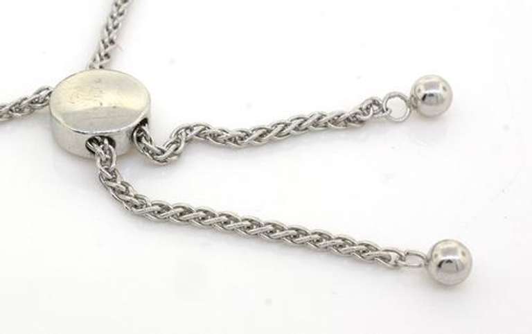 Lovely Adjustable Tanzanite Sterling Silver Bracelet