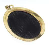 Yellow Gold Mop Cameo Pendant