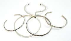 Five Fashionable Bangles in .925 Silver