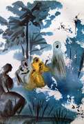 Vintage Salvador Dali From 'Jerusalem Bible'