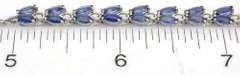 Lovely Adjustable Tanzanite Sterling Silver Bracelet