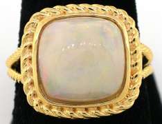 Darling Fire Opal Ring in Vermeil