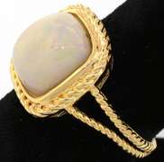 Darling Fire Opal Ring in Vermeil