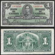 $1 1937 Bank of Canada King George VI