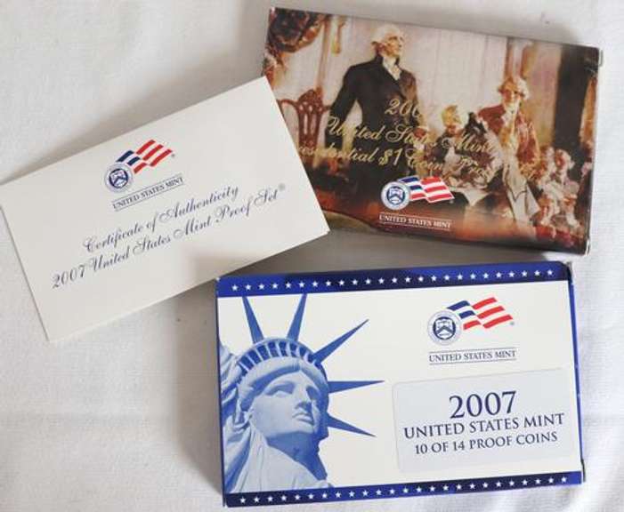 2002  2003 2004 - 2007  US Proof Sets