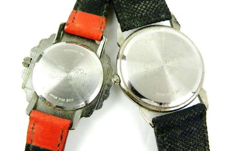 2 Vintage Pepsi-Cola Watches, Runs
