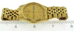 Men's Gold Marker Dial Watch