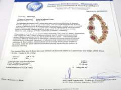 Gorgeous Ruby & Diamond Bracelet in 14KT Yellow Gold
