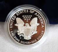1994 Proof Silver Eagle With Box And Paper