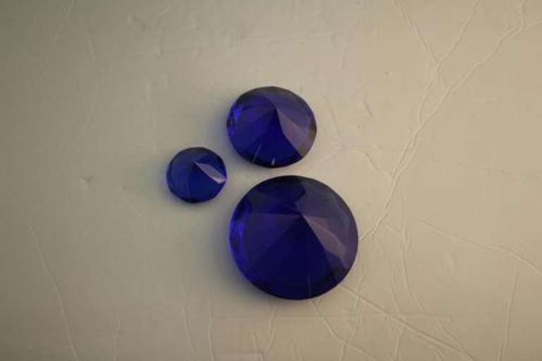 Trio Diamonds Crystal Blue