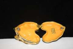 Enamel Frog on Lily Pad