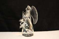 Loving Crystal Angel with Doves