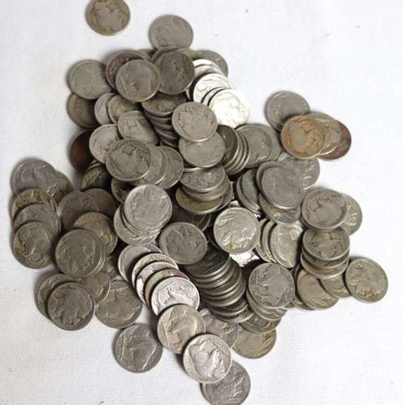 148 Unsearched Full Date Buffalo Nickels