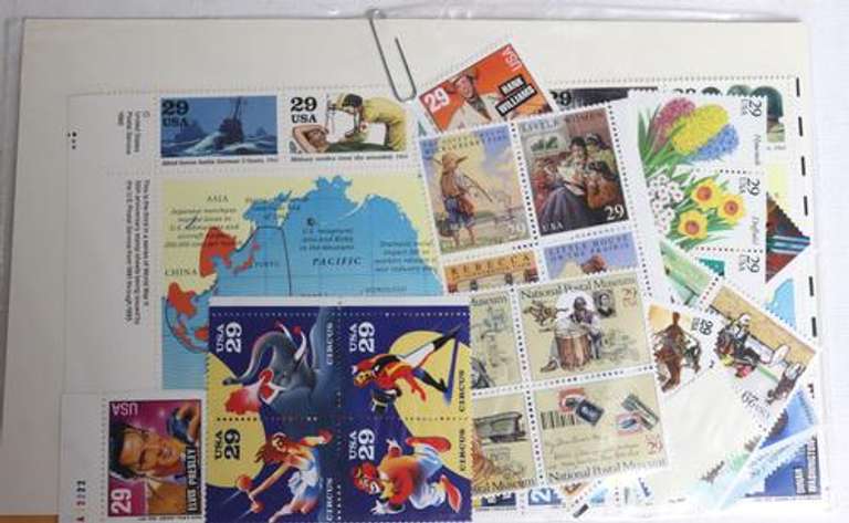 $213.73 Face Value US In Mint 29 Cent Mostly Sheets