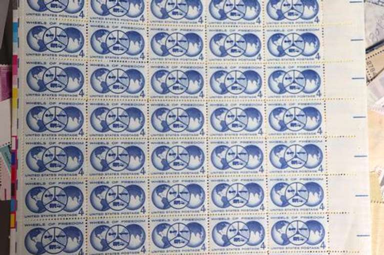 $ 127.77 Face Value Mint US Stamps