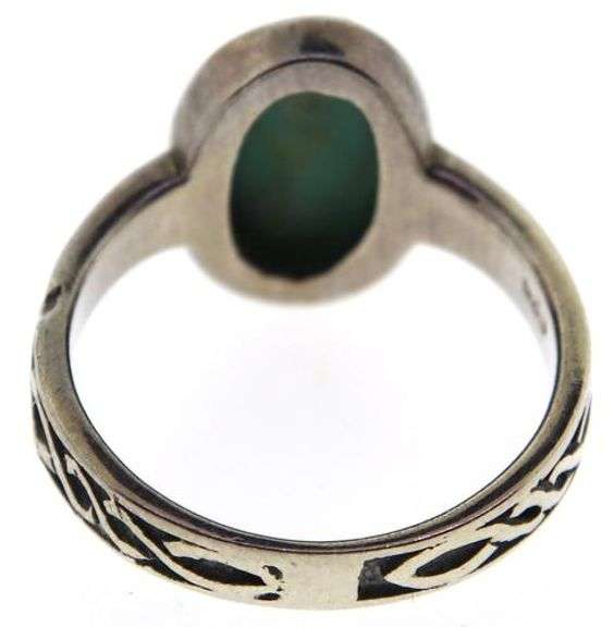 Vintage Sterling Silver Turquoise Ring
