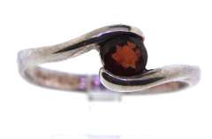 Vintage Sterling Silver Gem Stone Ring