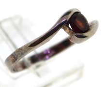 Vintage Sterling Silver Gem Stone Ring