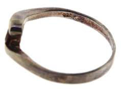 Vintage Sterling Silver Gem Stone Ring
