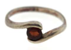 Vintage Sterling Silver Gem Stone Ring