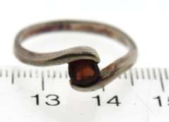 Vintage Sterling Silver Gem Stone Ring