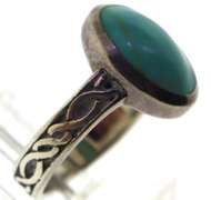 Vintage Sterling Silver Turquoise Ring