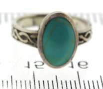 Vintage Sterling Silver Turquoise Ring