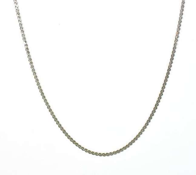 White Gold Serpentine Necklace
