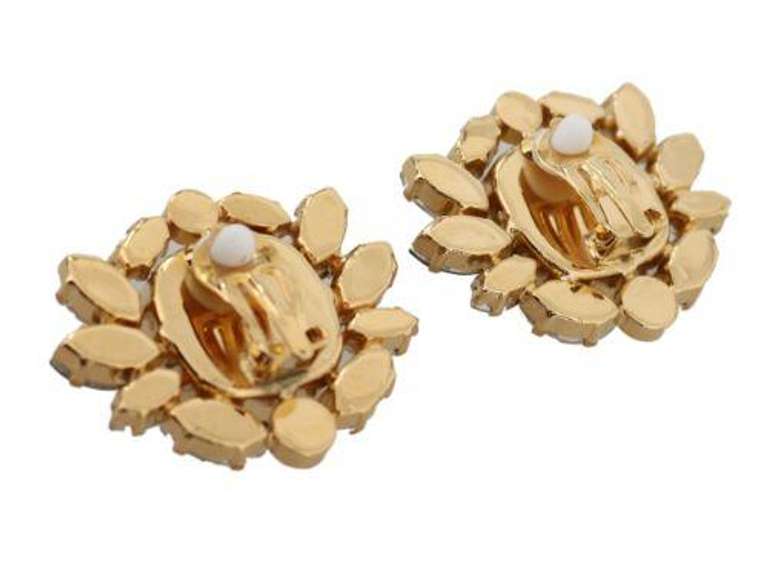 DOLCE & GABBANA CLEAR GRAY NATALE EARRINGS