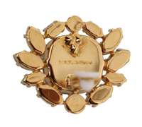 DOLCE & GABBANA CLEAR GRAY NATALE EARRINGS