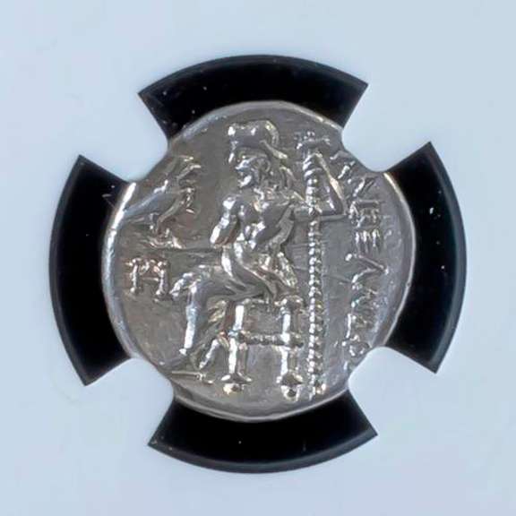 Macedon Alexander 111 336-323BC Drachm NGC AU