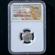 Macedon Alexander 111 336-323BC Drachm NGC AU