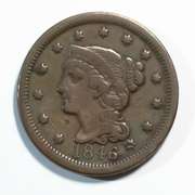 1846 Tall Date Large Cent