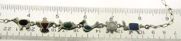 Sterling Silver Animal Charm Necklace